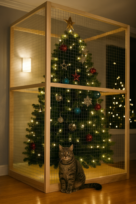 Wenn du Katzen hast, brauchst du keine Weihnachtsdeko – du brauchst einen Plan!